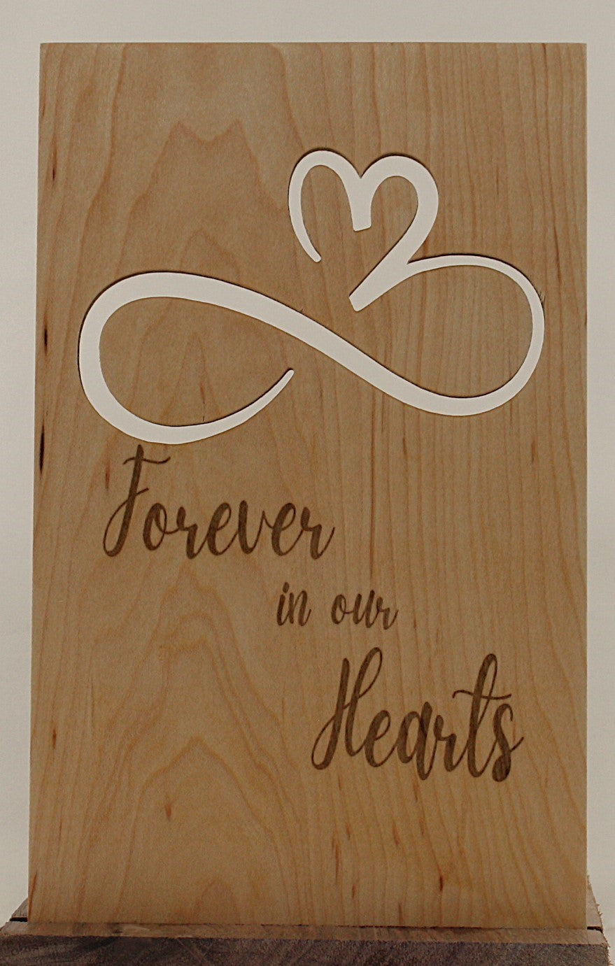 Insert for Lantern - Forever in our Hearts
