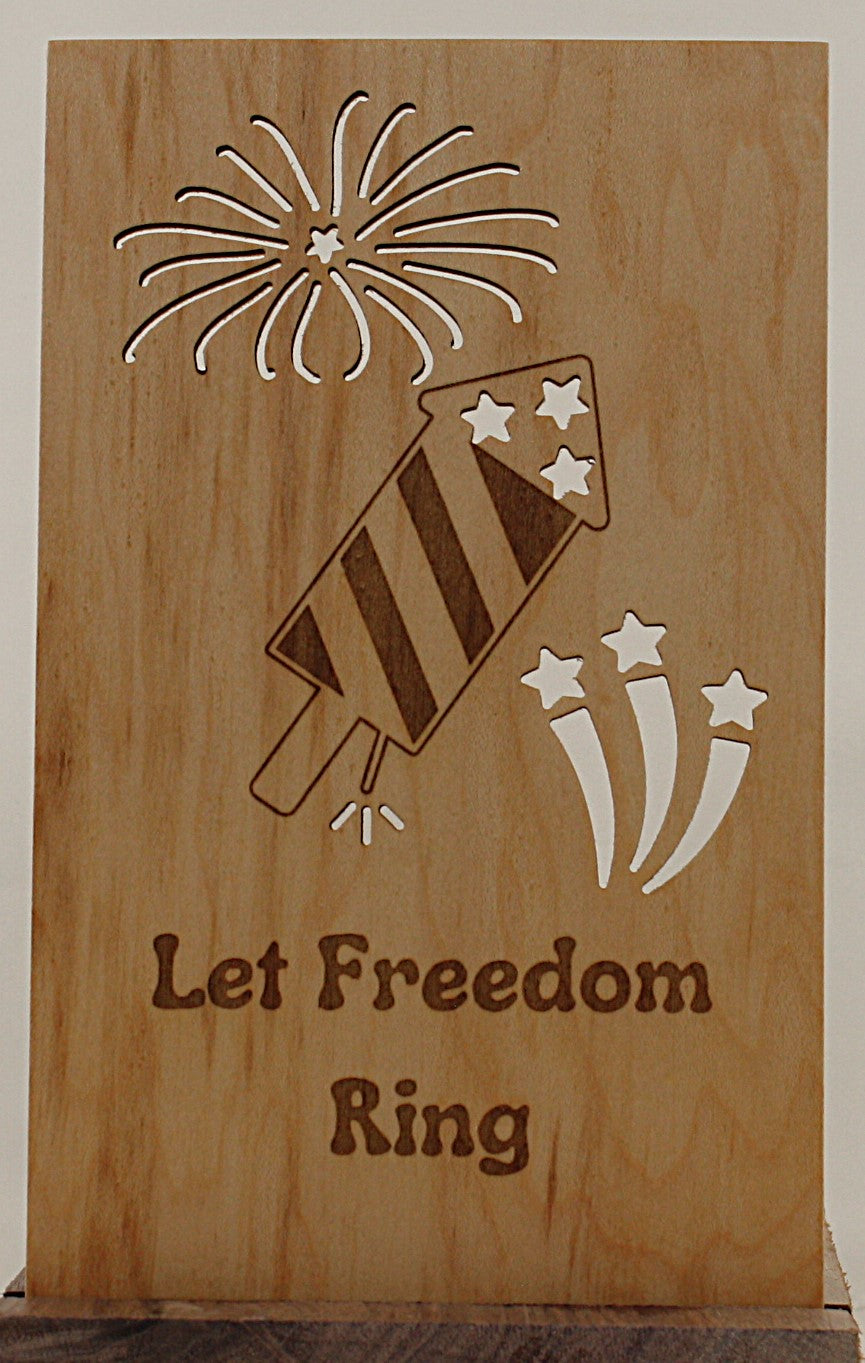 Insert for Lantern - 4th of July fireworks