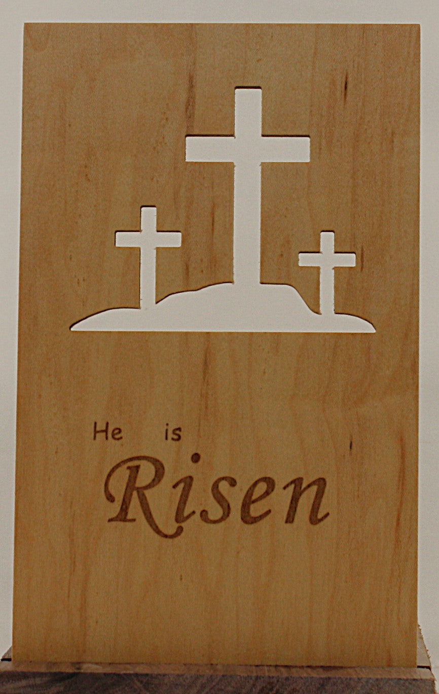 Insert for Lantern - Easter Calvary
