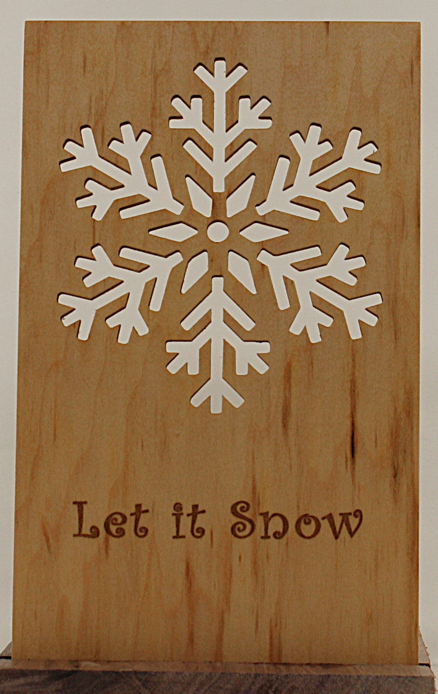 Insert for Lantern - Snowflake